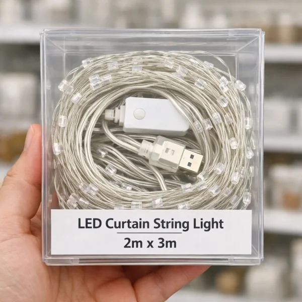 Світлодіодна гірлянда 2х3 м, біла